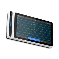 ECG portabil tip tabletă, cu ecran tactil de 7”
