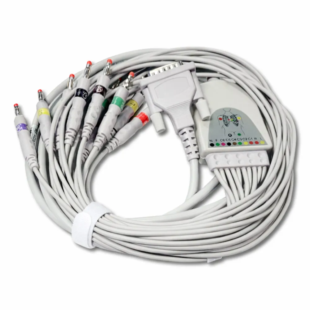 Cablu pacient ECG, 10 fire, pentru Cardio M Econet
