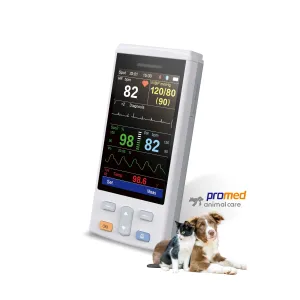 Monitor veterinar portabil PROMED PM-4 PLUS VET pentru semne vitale