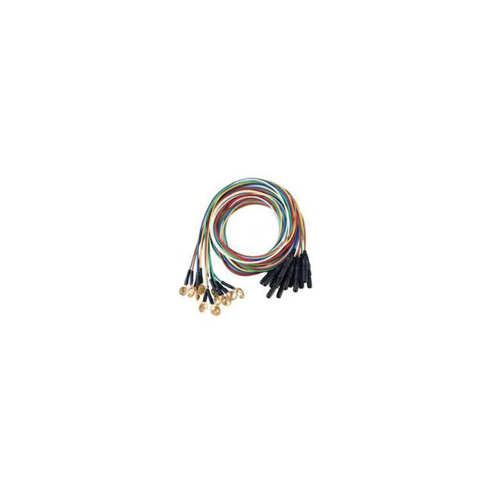 Electrozi EEG cup aur 10 mm reutilizabili cu cablu 150 cm DIN