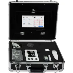 Monitor portabil semne vitale LEPU PC-303 ECG SpO₂ TA glicemie