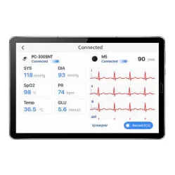 Monitor portabil semne vitale LEPU PC-303 ECG SpO₂ TA glicemie