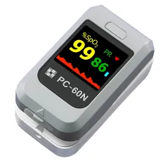 Pulsoximetru LEPU PC-60N fingertip pentru SpO₂ și puls