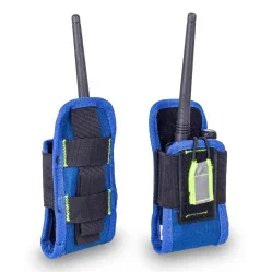 TALK'S BLUE Elite Bags | Husă Tactică MOLLE pentru Stație Radio ATEX