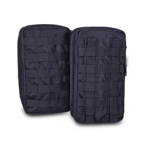 POCKET'S BLACK Elite Bags | Set Buzunare Laterale MOLLE Extensibile pentru Rucsac Medical