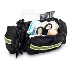 RESCUE WAIST KIT BLACK Emergency's | Borsetă Medicală Profesională pentru Primă Intervenție