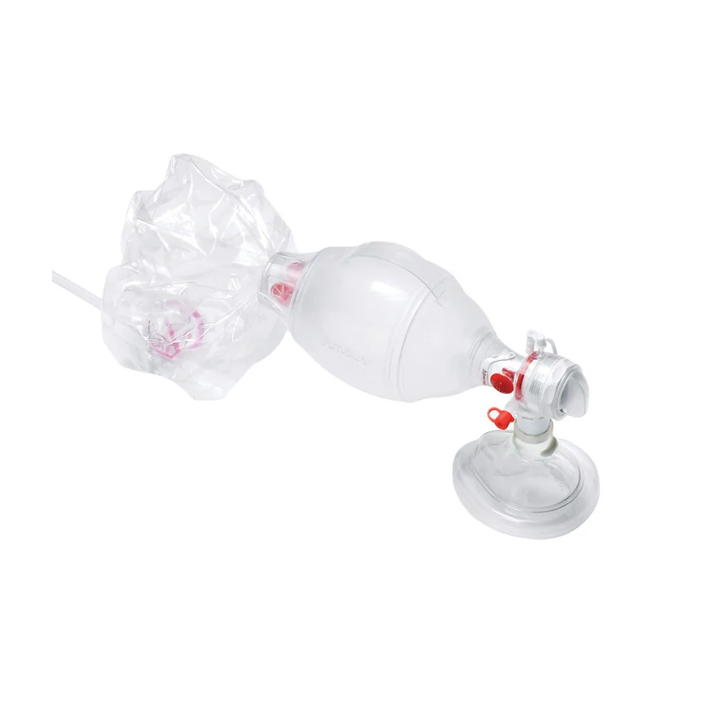 Balon de resuscitare Ambu SPUR II Pediatric cu mască și rezervor de oxigen