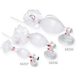 Balon de resuscitare Ambu SPUR II Adult cu mască și rezervor de oxigen