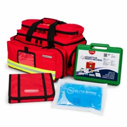 Kit Prim Ajutor EMERGENCY'S Echipat - Geanta + Trusa Completa