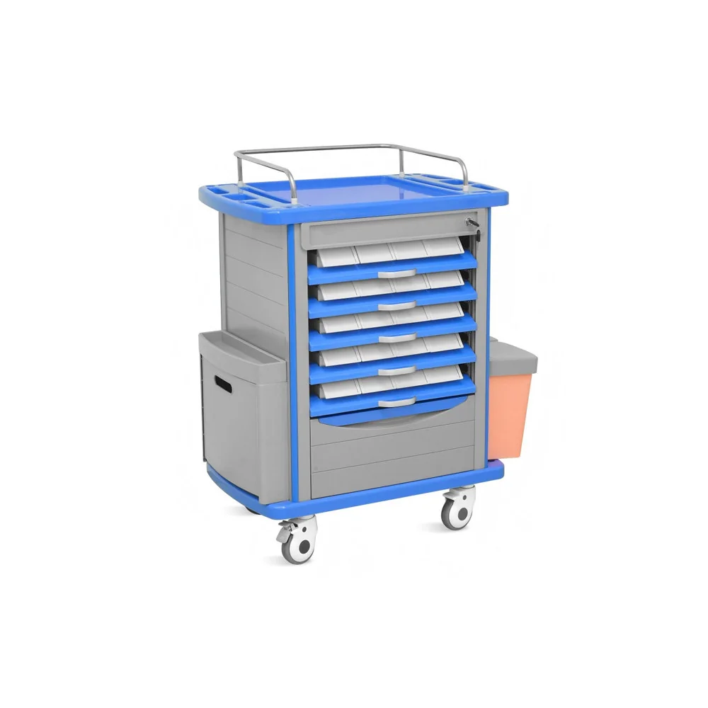 Cărucior medicamente GIMA NEO 45725 cu 11 sertare