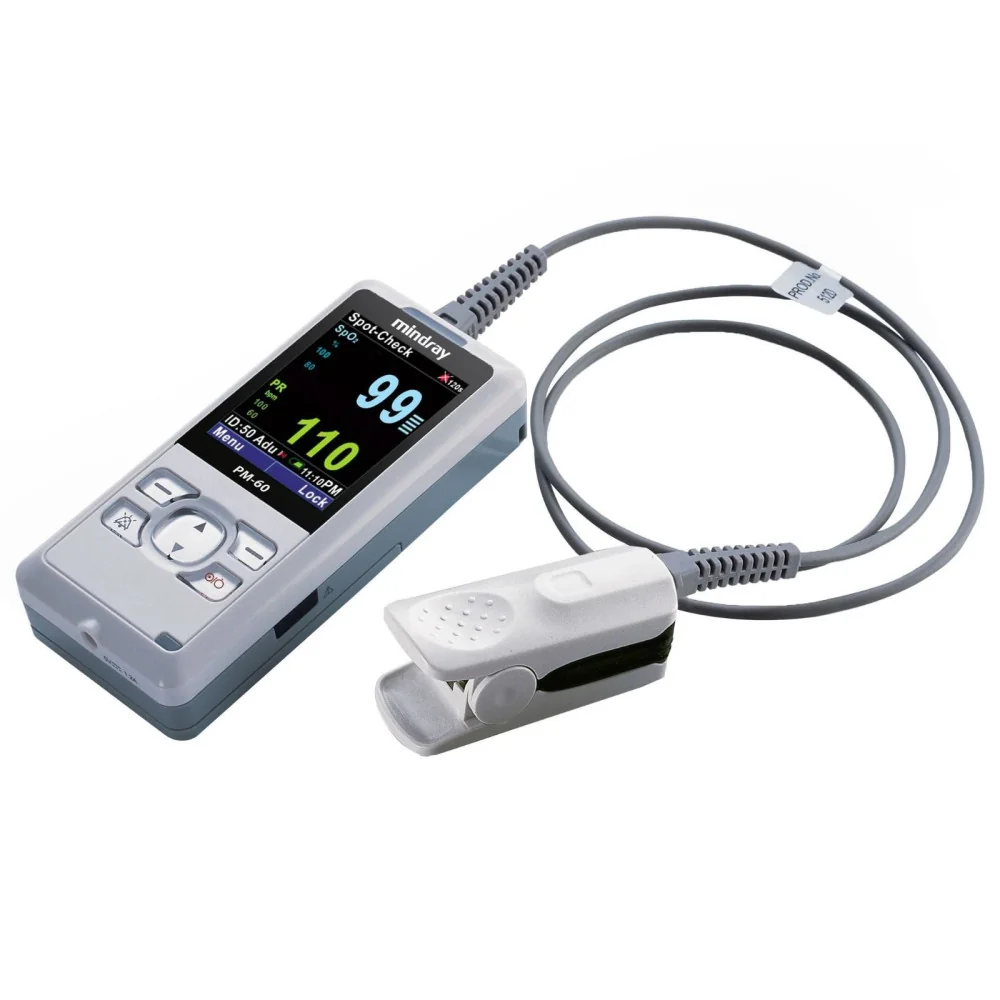 Pulsoximetru profesional Mindray PM-60 SpO₂ și puls