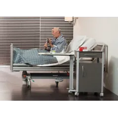 Noptiera cu deschidere dubla pentru pat de spital ILANA