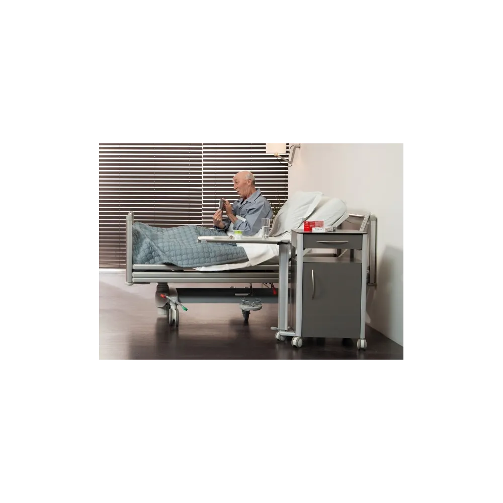 Noptiera cu deschidere dubla pentru pat de spital ILANA