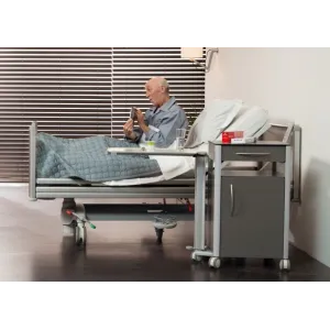 Noptiera cu deschidere dubla pentru pat de spital ILANA
