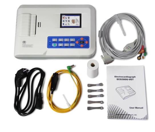 Electrocardiograf veterinar cu 3 canale CONTEC ECG 300G VET